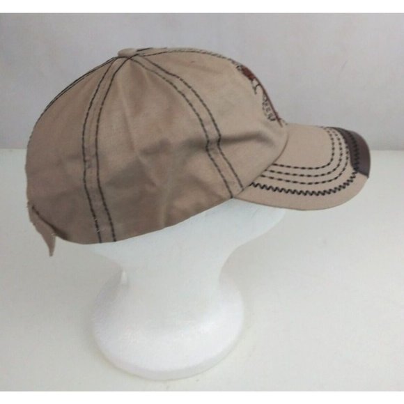 Jesus Embroidered Leather Embossed Adjustable Baseball Cap - Picture 2 of 6